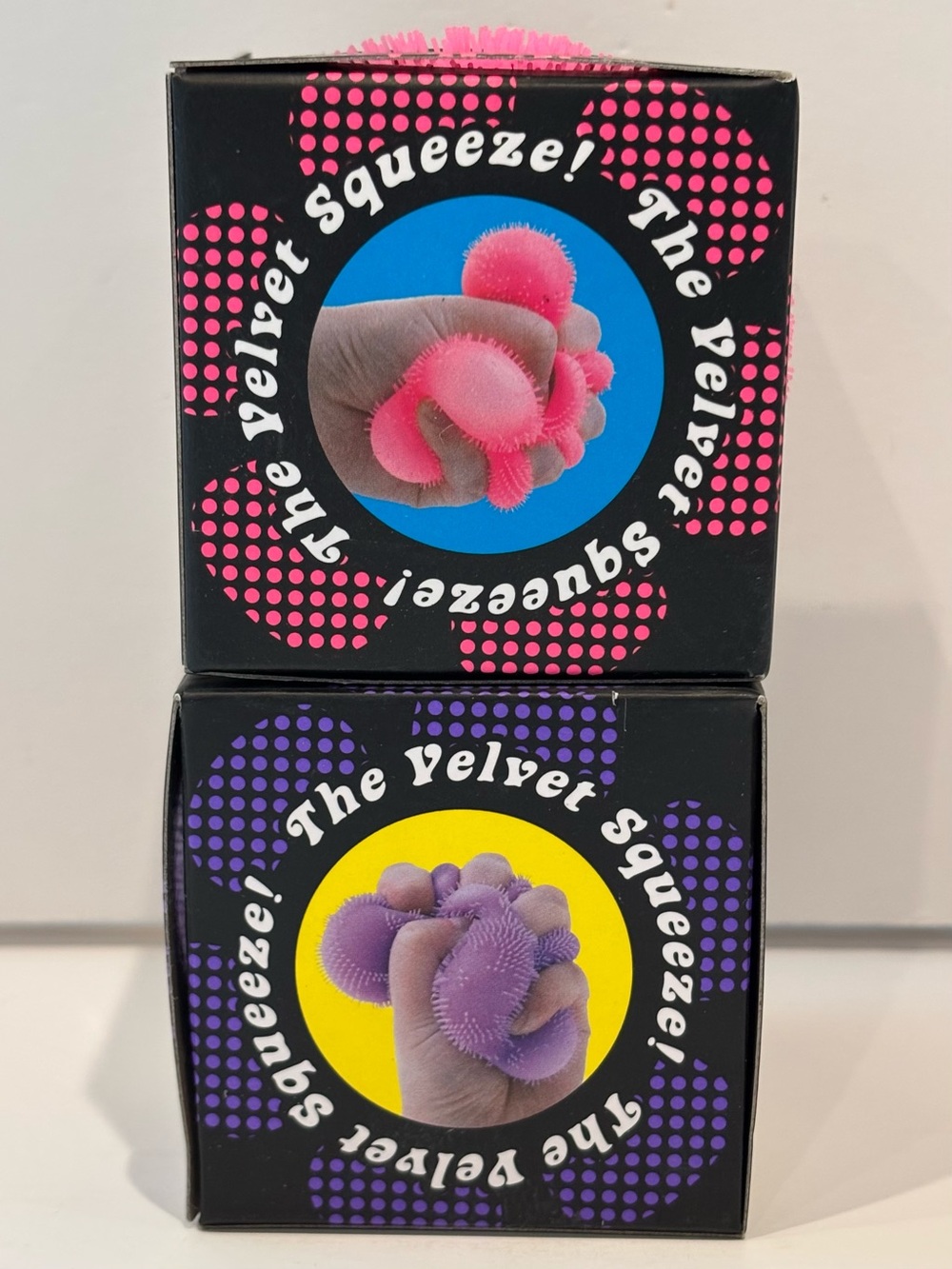 Needoh Fuzz Ball Flower Power Bundle Pink Purple Schylling Fidget Squishy Toys - Picture 2 of 5